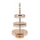Crystal Beaded Gold Cake Stand 3-Tier 26 Inch 7