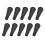 Rubber Arrowheads 8mm 10PCS for Blunt Game Practice 4