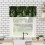 Hunter Green Marble Window Valance Abstract Hexagon Texture 2