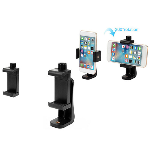 360 Rotating Phone Tripod Mount Clip