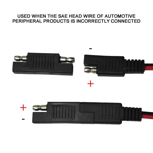 SAE Polarity Reversal Adapter Connector 12/24V 1