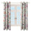 Floral Flower Curtains Eco-Friendly 2 Panel Set 3