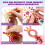 Hand Mirror with Handle Matte Lip Gloss Velvet Craft 7