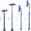 Snow Brush and Ice Scraper 51 Inch Extendable Blue Foam Grip 6