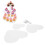 Heart-Shaped Acrylic Cupcake Stand Clear 3-Tier 17-Cupcake 2