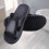 Hemoton anti-static slippers black indoor 1 pair 3