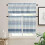 Boho Kitchen Curtain Set Teal Grey Geometric 3 pcs 54x24 in 2