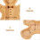 Gingerbread Man Plate Light Brown 1 pc 8.4 x 7.3 x 0.6 in 3
