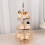 Crystal Beaded Gold Cake Stand 3-Tier 26 Inch 8