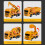 Construction Vehicles Playset Educational Toy 17 Pieces 6