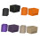 Trading Card Deck Box PU Leather 4 pcs Black Orange 2