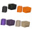 Trading Card Deck Box PU Leather 4 pcs Black Orange 3