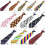 Pre-Tied Elastic Necktie Rainbow Leopard Pattern for Boys 8
