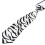 Pre-Tied Elastic Necktie Rainbow Leopard Pattern for Boys 7