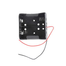 (2 battery boxes with) Universal LR20 D Cell Plastic Container Featuring Overheat Prevention and Wiring for Professional Equipment Multicolor
