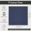 Cloth Napkins 17 Inch Navy Blue 24 Pcs Polyester 3