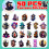 Gothic Witch Stickers Dark Horror Demon Graffiti 50-Pack 4