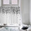Eucalyptus Black Kitchen Curtains Rod Pocket 2 Panels 52x63 4