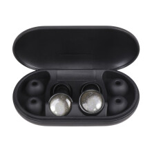 Soft Silicone Ear Plugs ABS Construction Hearing-Black