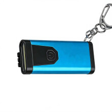 Multifunctionele zaklamp Draagbare sleutelhangerzaklamp-Blauw