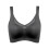 Stretchy Supportive Wirefree Bra Full Coverage-Black M 1
