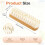 Rubber Shoe Brush for Suede 1pc Wooden Handle 2