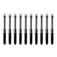 (2.6) 10 Pieces Rotary Fountain Pen Ink Converter Set Spirals Feed Mechanism Compatibility Metal Rings Leak Proof Construction Multicolor