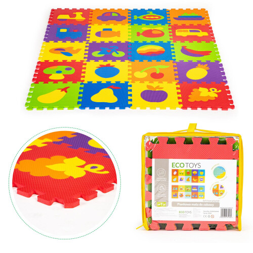 Lernmatte EVA-Schaumpuzzle 20 Elemente 148x119cm