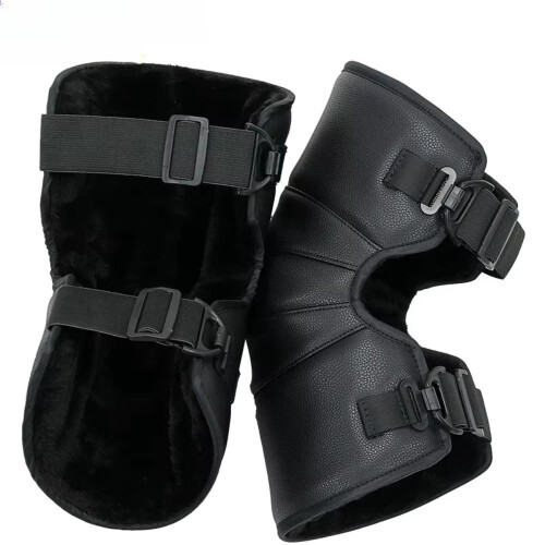 Motorcycle Knee Pads Winter Windproof Thickened Protection 1