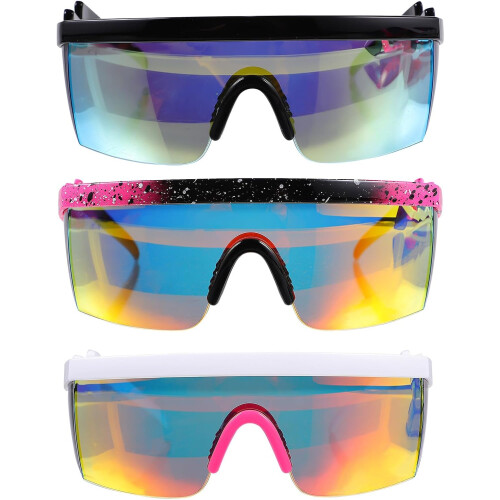 Ensemble de 3 lunettes de cyclisme vintage