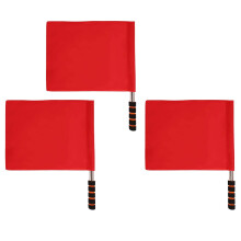 3 banderas de señalización de advertencia para árbitros, banderas de señalización deportivas, seguridad, juego de carreras multifuncional