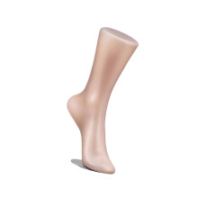 (Magnet skin color) Realistic Famale Mannequin Foot For Socks Product Photography Nonslip Magnetic Base Store Window Display Accessories Multicolor