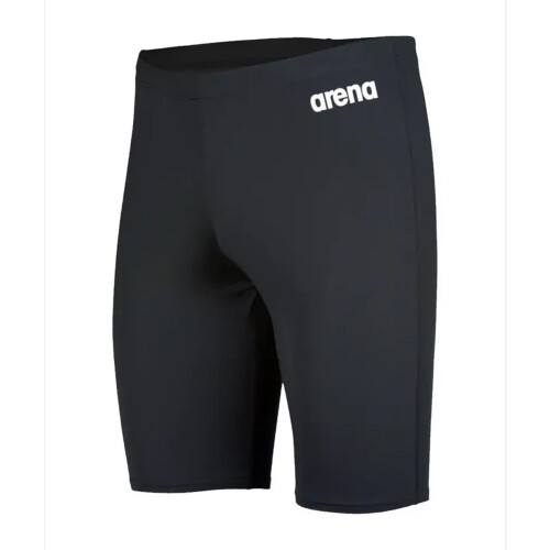 Arena (32R, Black/White) Arena Mens Solid Jammer Shorts