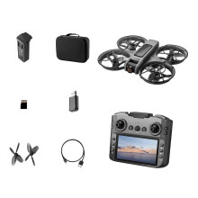 (Dark Gray) Professional S156 Remote Drones 2.4G Aerial Photography Remote Control Aircraft Double Camera Quadcopter Replacement Orange
