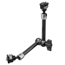 (11inch double Alai) Articulating Arm with 360 Degree Ball Head Locating Pin for Camera Monitor Mount with 1/4inch Screw for DSLR Multicolor