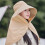 Outdoor Sun Hat Polyester Fisherman Hat Full Face-Khaki 6