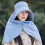 Outdoor Sun Hat Polyester Fisherman Hat Full Face-Khaki 10