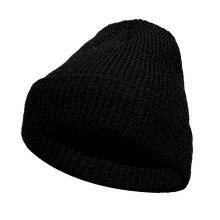 (Black) High Visibility Knitted Caps For Night Running Cycling with Reflective Thread Comfortable Safety Beanies Hat for Outdoor Yellow