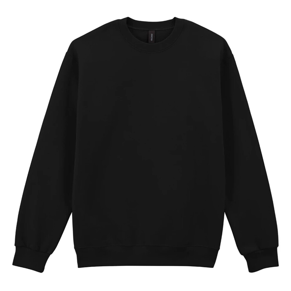 Gildan (Xxl, Pitch Black) Unisex Adult Hammer Maxweight Crew Neck Sweatshirt