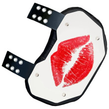 (lips) Durability Football Lower Back Protectors Board Comfortable Cover Stylish Enhances Spinal Protecting During Contact Sport Multicolor