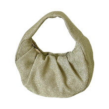 (Yellow) Women Dating Bag Fashion Handbag All-matching Dumplings Bag Aesthetic Daily Bag Korean Styles Moon Bag Yellow
