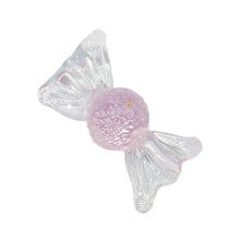 (1) Glass Sweets Figurines Glass Sweets Ornament Glass Colorful Candy Statue for Wedding Birthday Party Home Decorations Multicolor