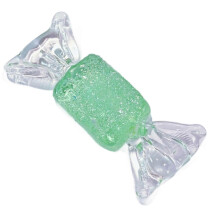 (12) Glass Sweets Figurines Glass Sweets Ornament Glass Colorful Candy Statue for Wedding Birthday Party Home Decorations Multicolor