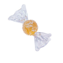 (2) Glass Sweets Figurines Glass Sweets Ornament Glass Colorful Candy Statue for Wedding Birthday Party Home Decorations Multicolor