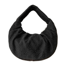 (Black) Women Dating Bag Fashion Handbag All-matching Dumplings Bag Aesthetic Daily Bag Korean Styles Moon Bag Yellow