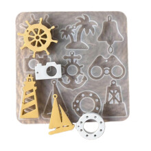 (04) Marine Animal Earring Molds Necklace Jewelry Pendant Making Molds DIY Crafts Keychain Pendant Molds Gift for Women Girl