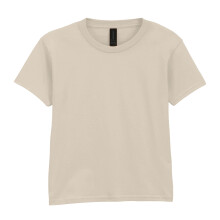 (3-4 Years, Sand) Gildan Childrens/Kids Softstyle Plain T-Shirt