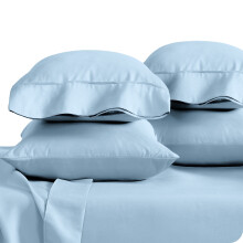 Bare Home pillowcase set light blue standard 4 count