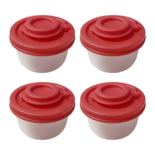 Mini salt and pepper shakers moisture proof 4 pack