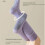 Women's Cotton Knee Length Compressed Socks with Grip For-White 11